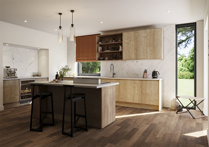 Wexley, Burnt Orange - Twist&Fit Roman Blind - Image 7